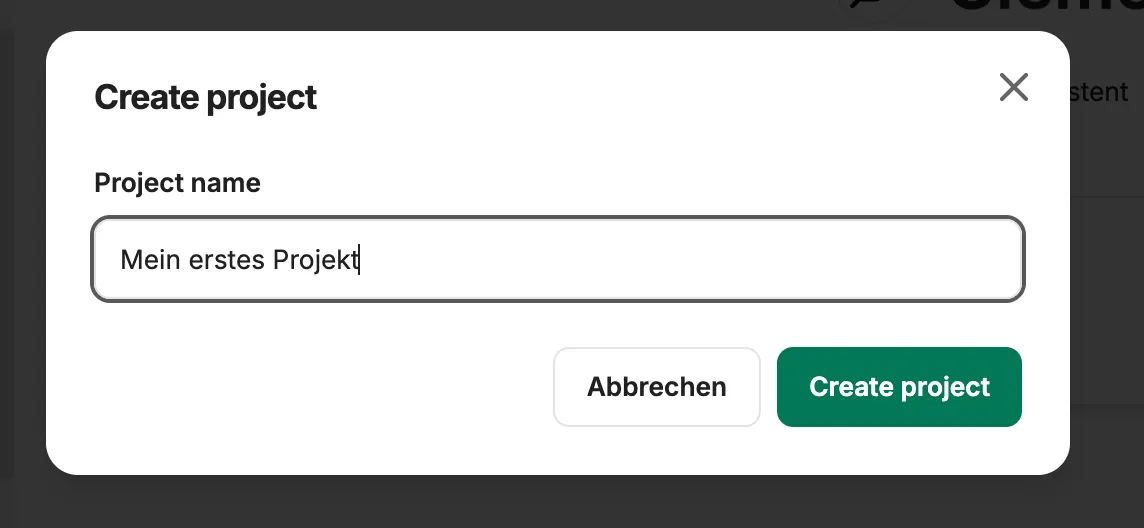 projekt neu